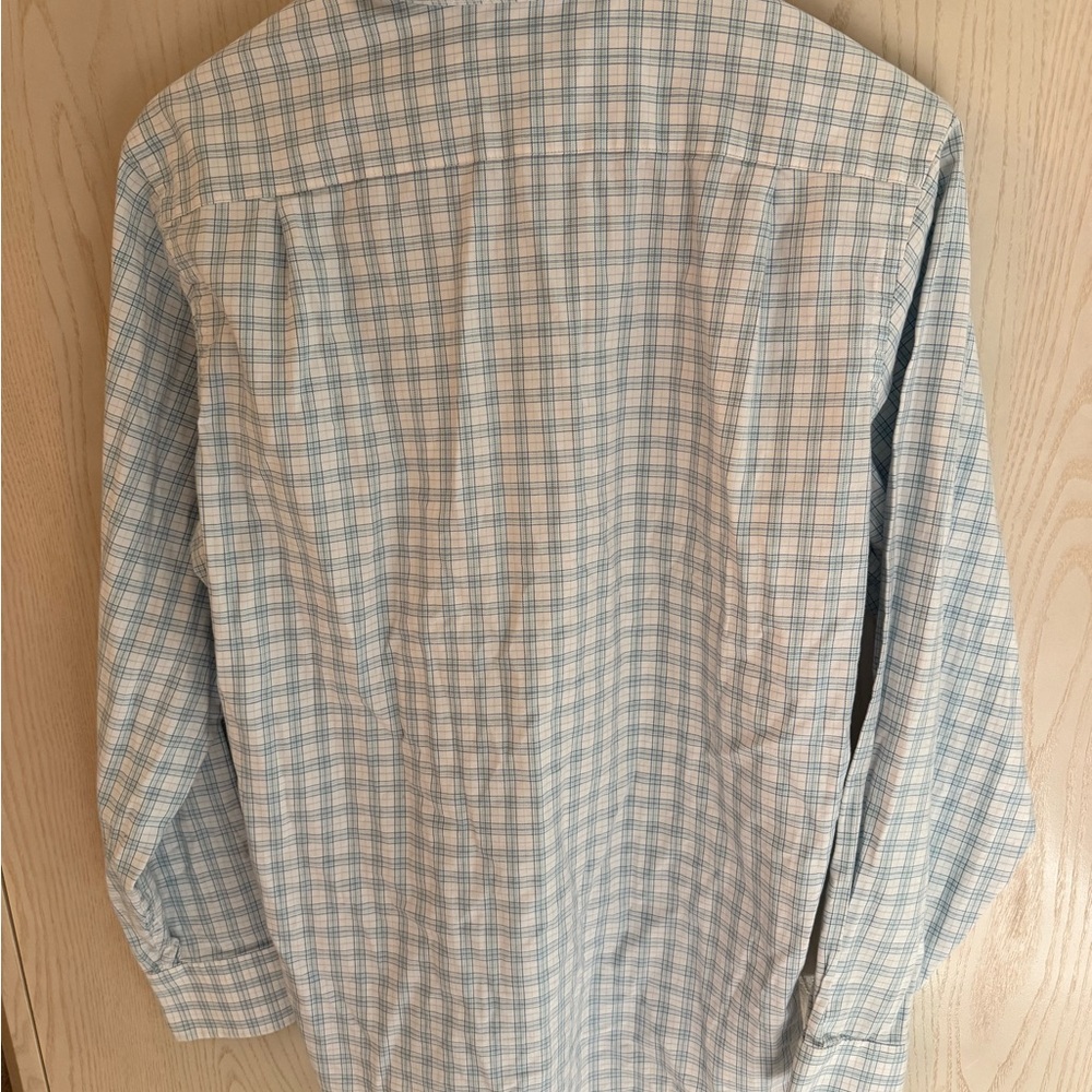 Men's Blue Plaid Shirt Size S - Picture 3 of 3